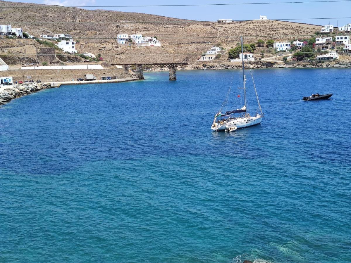 Theis Seafront Retreat - Loutra Seaview Bliss Loutra (Kythnos) Luaran gambar